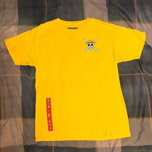 Large One Piece Luffy Ripple Junction shirt